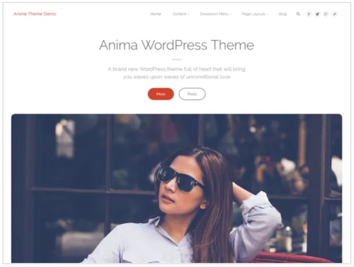 WordPressのシンプルな無料テーマ「Anima」