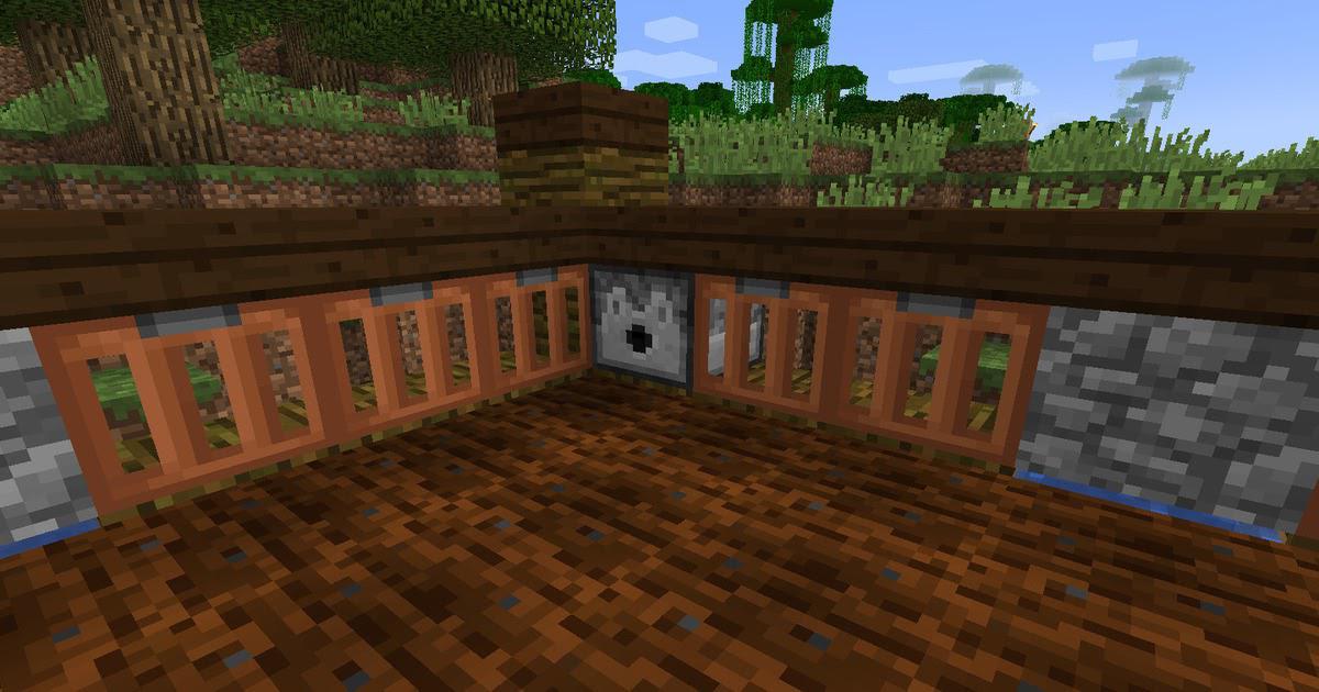 マイクラ 水流式収穫装置付き おしゃれな畑の作り方を解説 マイクラゼミ