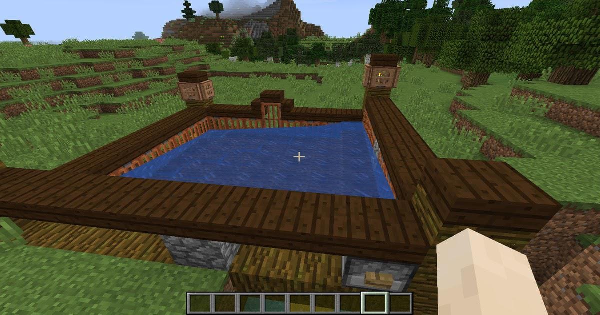 マイクラ 水流式収穫装置付き おしゃれな畑の作り方を解説 マイクラゼミ