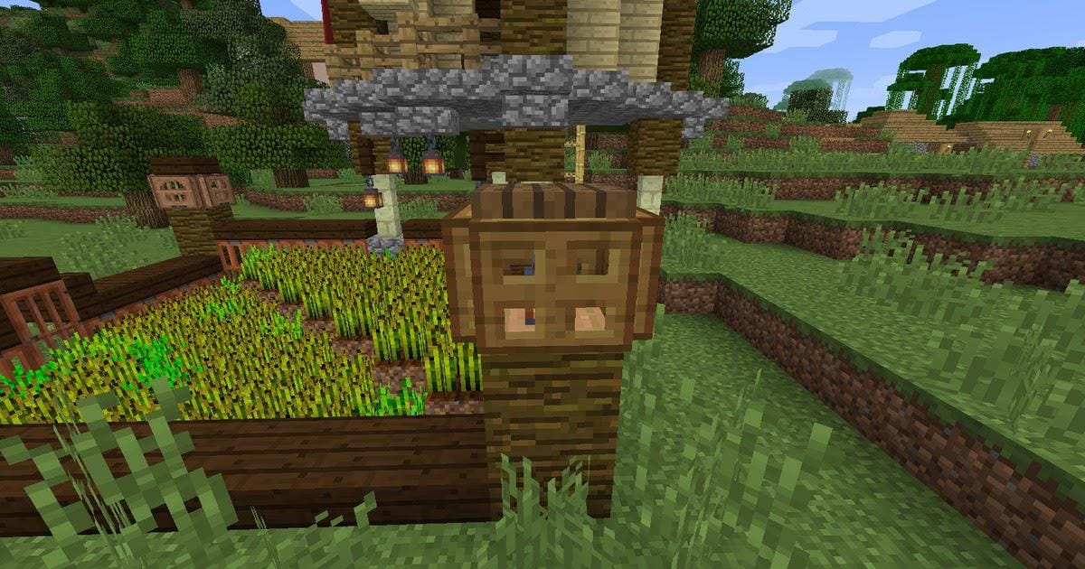 マイクラ 水流式収穫装置付き おしゃれな畑の作り方を解説 マイクラゼミ