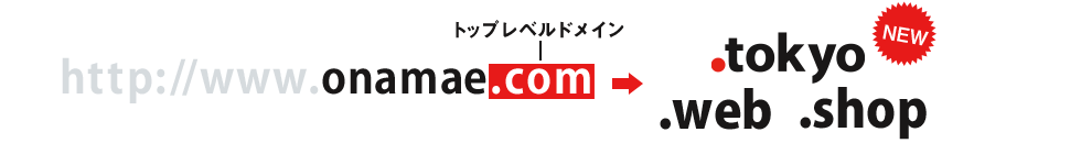 新ドメイン続々誕生 新ドメインのすべてをご紹介 お名前 Com